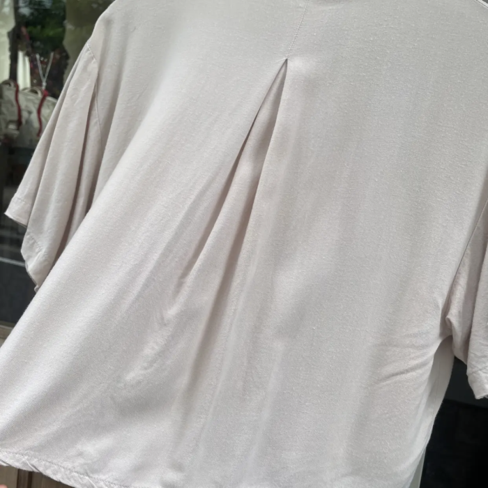 GITANO pink beige rayon shirt | Vintage.City 古着屋、古着コーデ情報を発信
