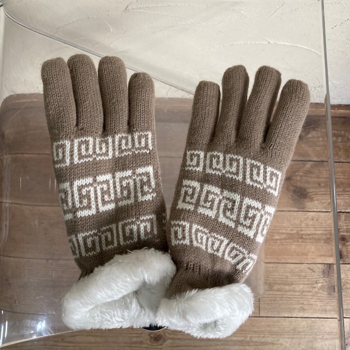 Deadstock beige / white gloves | Vintage.City 빈티지숍, 빈티지 코디 정보