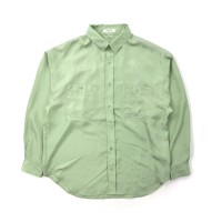 FREAK'S STORE ヴィンテージサテンL/Sシャツ FREE グリーン ポリエステル 201-3021 | Vintage.City 古着屋、古着コーデ情報を発信