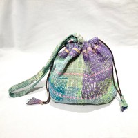 Colorful fabric pouch bag | Vintage.City ヴィンテージ 古着