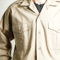 40〜60’s French Military M-47 Chino Shirt | Vintage.City 古着屋、古着コーデ情報を発信