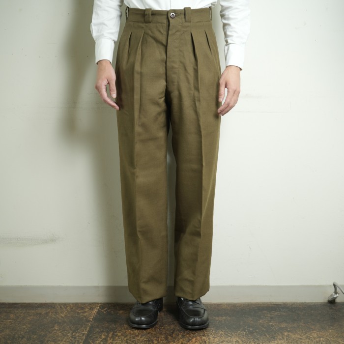 60〜70’s French Military Wool Trousers | Vintage.City 古着屋、古着コーデ情報を発信