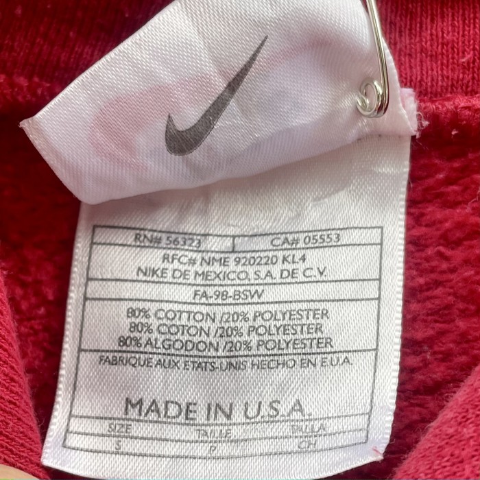 USA NIKE dark red sweat parker | Vintage.City 古着屋、古着コーデ情報を発信