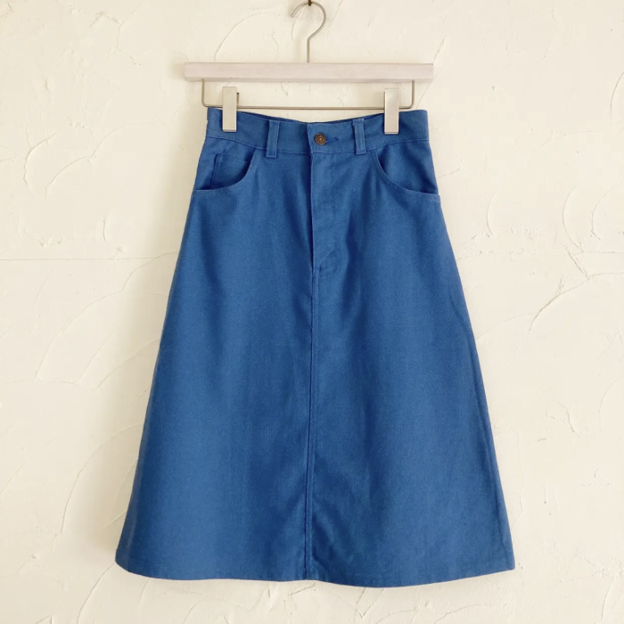 80s Levi's light blue sta-prest skirt | Vintage.City 빈티지숍, 빈티지 코디 정보