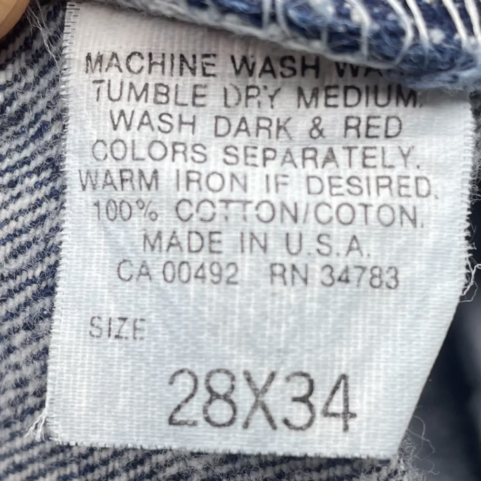 Made in USA Lee denim pants | Vintage.City 빈티지숍, 빈티지 코디 정보