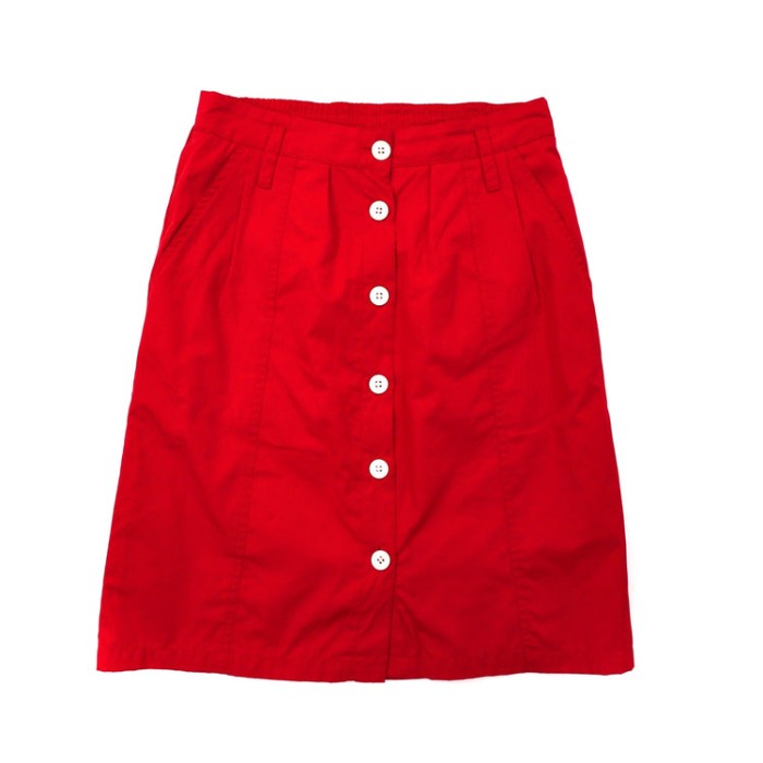 A.P.C. フロントボタンスカート 34 レッド コットン チュニジア製 | Vintage.City 빈티지숍, 빈티지 코디 정보