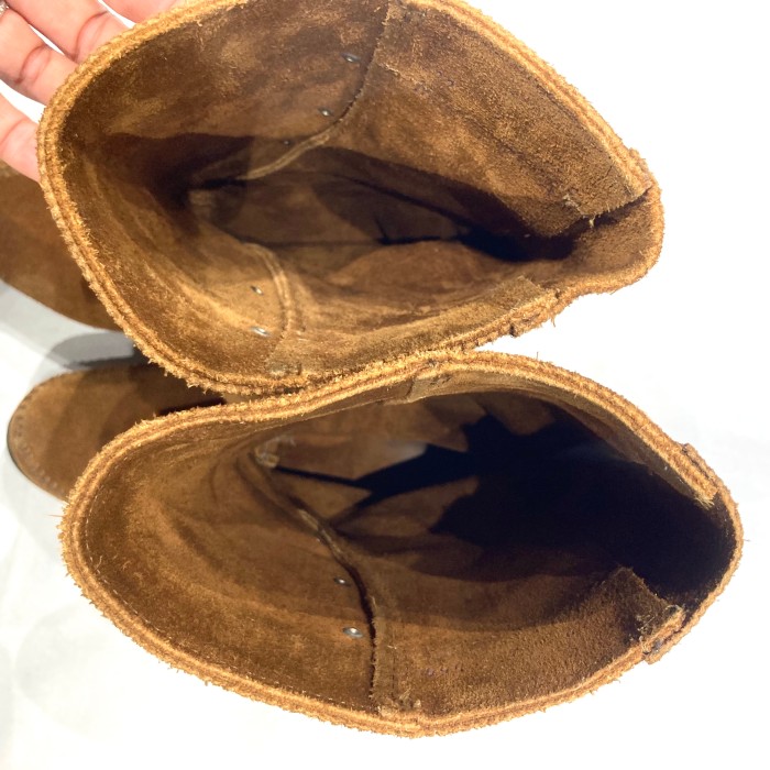Minnetonka fringe brown suede boots | Vintage.City 古着屋、古着コーデ情報を発信