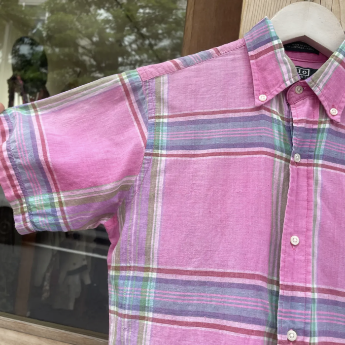 USA RalphLauren pink madras B.D.shirt | Vintage.City Vintage Shops, Vintage Fashion Trends