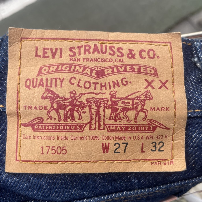 deadstock 90s USA Levi's 505 denim | Vintage.City 古着屋、古着コーデ情報を発信