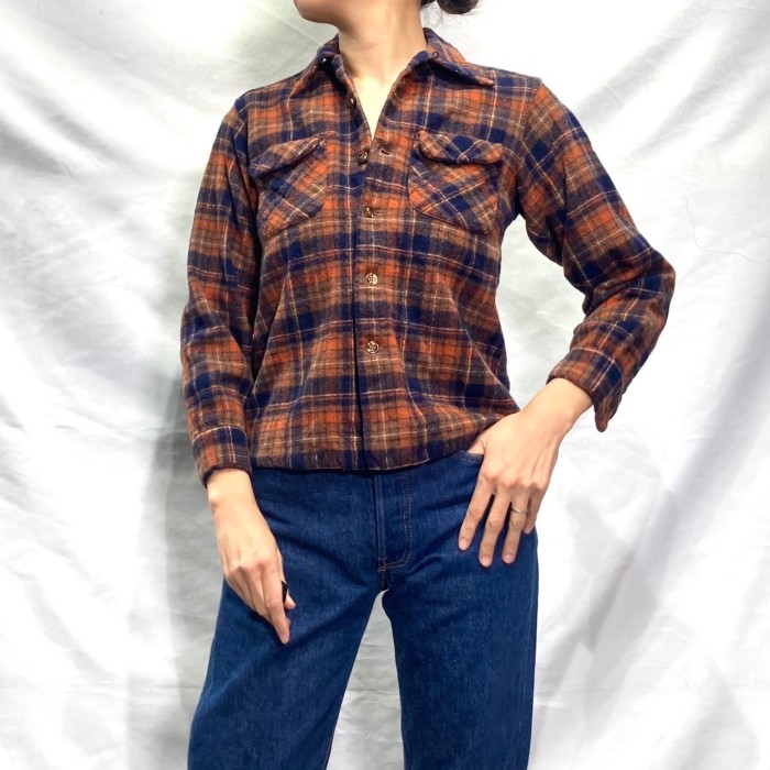 70s made in USA Pendleton plaid shirt | Vintage.City