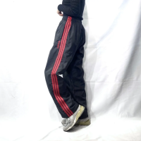 adidas black × red stripe track pants | Vintage.City 古着屋、古着コーデ情報を発信