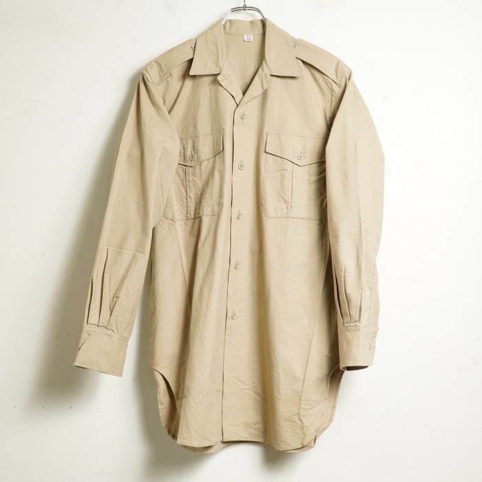 40〜60’s French Military M-47 Chino Shirt | Vintage.City 빈티지숍, 빈티지 코디 정보
