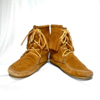 MINNETONKA Fringe Brown Suede Boots | Vintage.City 빈티지숍, 빈티지 코디 정보