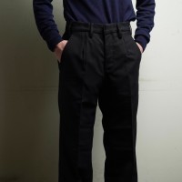 German Military Black Flare Pants | Vintage.City 古着屋、古着コーデ情報を発信