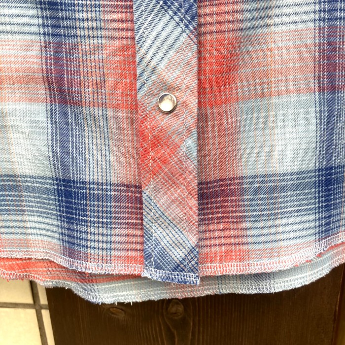 Made in USA wrangler western check shirt | Vintage.City 古着屋、古着コーデ情報を発信