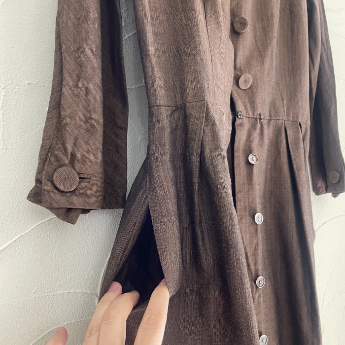 50s vintage copper brown McMullen dress | Vintage.City 빈티지숍, 빈티지 코디 정보