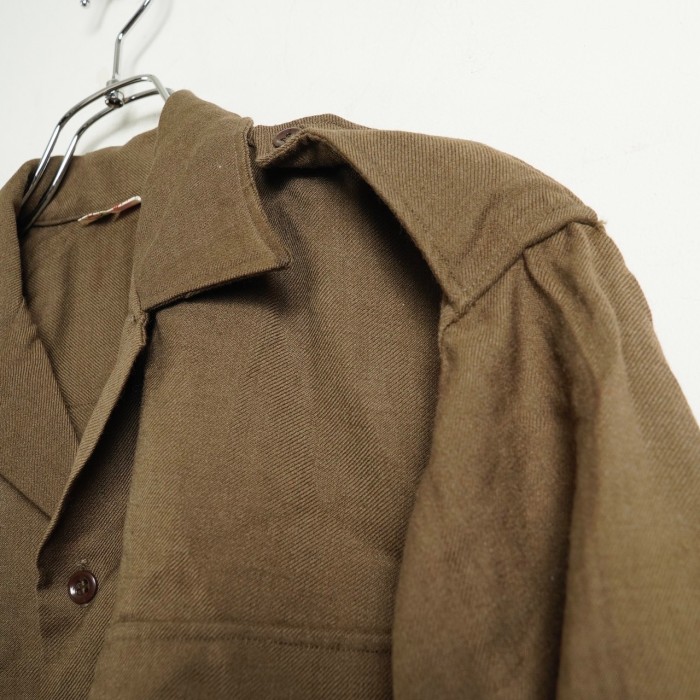 1950～60’s French Military Wool Shirt | Vintage.City 古着屋、古着コーデ情報を発信