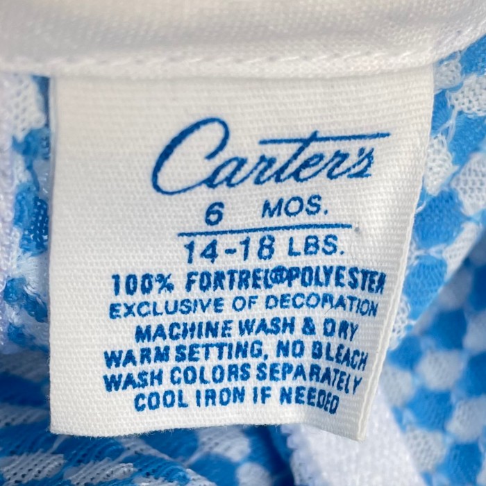 【kids】6-70s Carter's turquoise rompers | Vintage.City 빈티지숍, 빈티지 코디 정보