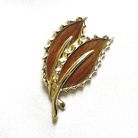 6-70s SARAH COVENTRY leaf motif broach | Vintage.City 古着屋、古着コーデ情報を発信