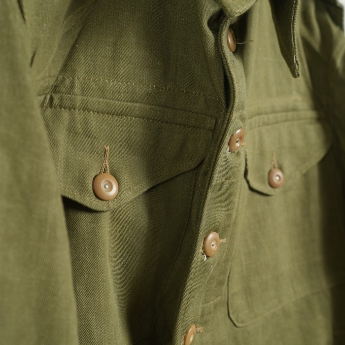 50's イギリス軍 ヴィンテージ グリーンデニム ジャケット | Vintage.City 古着屋、古着コーデ情報を発信