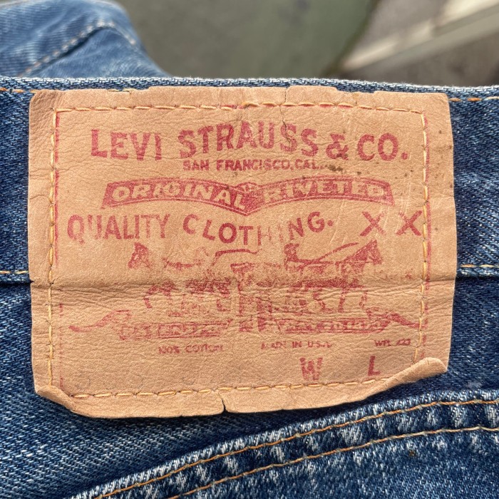 60s Levi's505 BIG E redline cutoff denim | Vintage.City 古着屋、古着コーデ情報を発信