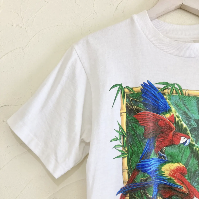 Made in USA Birds of Paradise T-shirt | Vintage.City 古着屋、古着コーデ情報を発信
