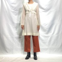 60s Sears ivory white lace onepiece | Vintage.City 古着屋、古着コーデ情報を発信