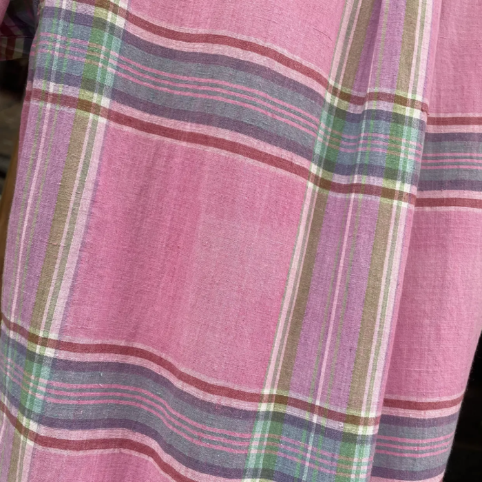 USA RalphLauren pink madras B.D.shirt | Vintage.City 빈티지숍, 빈티지 코디 정보