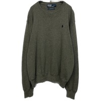 “Ralph Lauren” One Point Cotton Knit | Vintage.City ヴィンテージ 古着