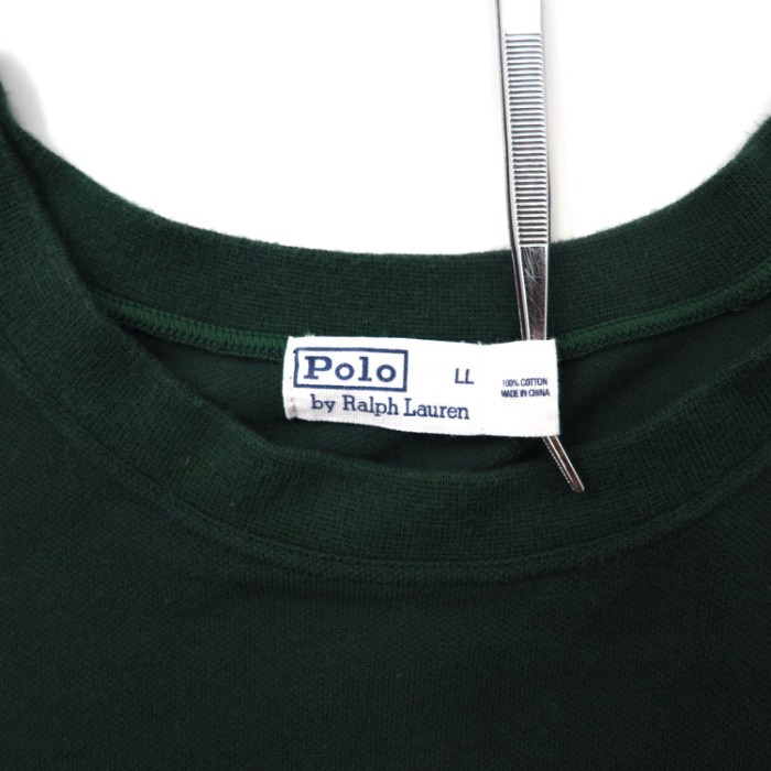 Polo by Ralph Lauren ロングスリーブTシャツ LL グリーン コットン スモールポニー刺繍 | Vintage.City 빈티지숍, 빈티지 코디 정보