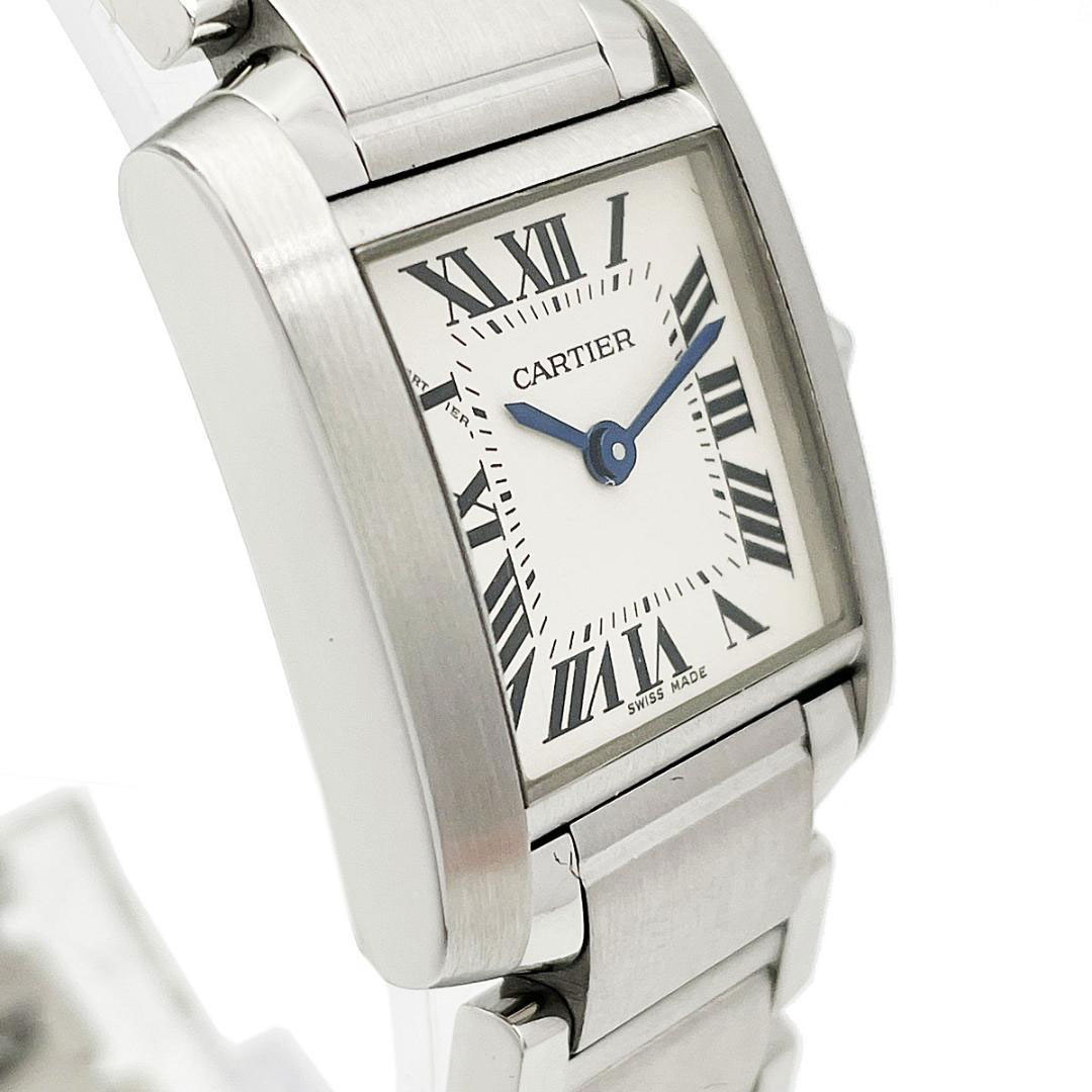 Cartier カルティエ タンクフランセーズSM レディース腕時計 QZ SS ...