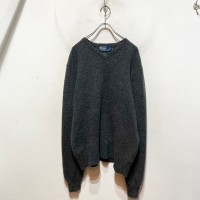 Ralph Lauren” One Point Lambs Wool Knit | Vintage.City ヴィンテージ 古着