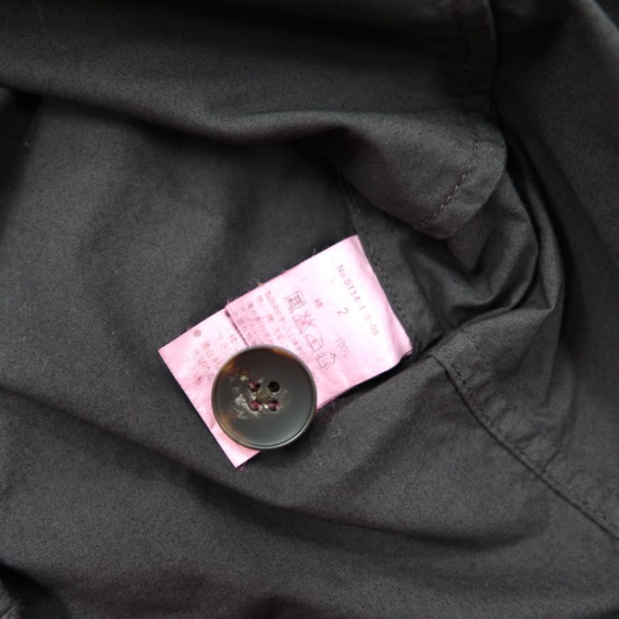 STUDIOUS ステンカラーコート 2 ブラック コットン | Vintage.City 古着屋、古着コーデ情報を発信