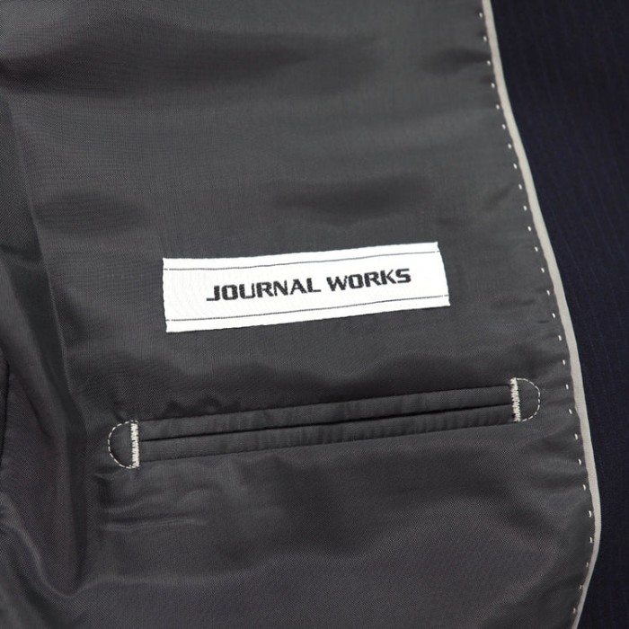 JOURNAL WORKS セットアップスーツ Y5 ネイビー ストライプ  WASHABLE | Vintage.City 빈티지숍, 빈티지 코디 정보