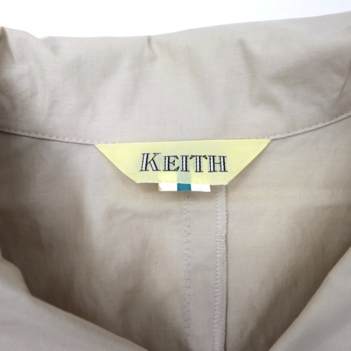 KEITH ドロストコート FREE ベージュ ナイロン | Vintage.City 古着屋、古着コーデ情報を発信