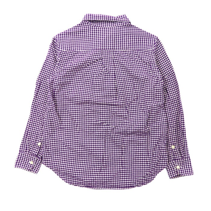 Ralph Lauren ボタンダウンシャツ M ブルー ギンガムチェック スモールポニー刺繍 | Vintage.City 古着屋、古着コーデ情報を発信