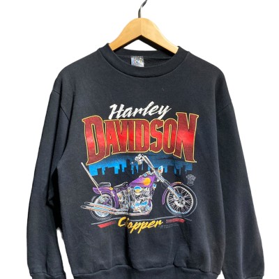 80s Harley-Davidson  プリントスウェット　Hanesタグ　鷹