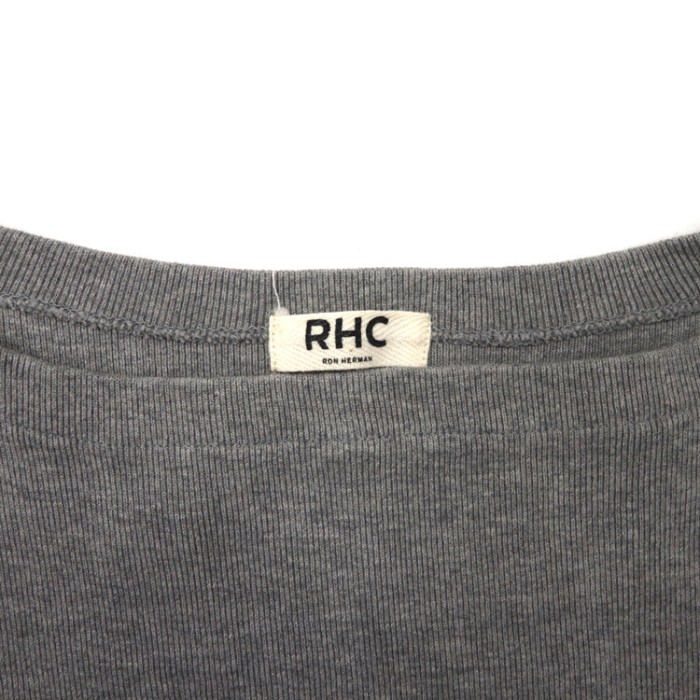 RHC ( RON HERMAN ) カットソー XS グレー ボートネック | Vintage.City 古着屋、古着コーデ情報を発信