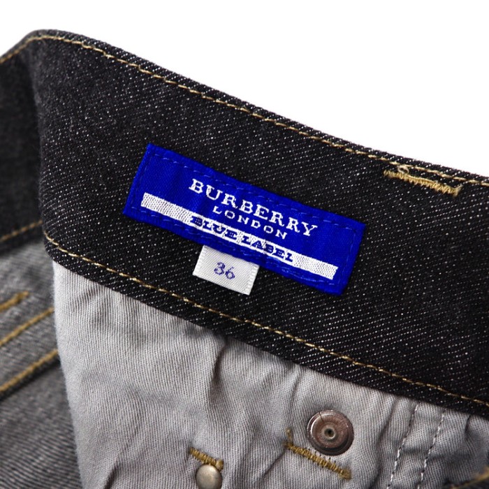 BURBERRY BLUE LABEL デニムパンツ 36 グレー ストレッチ | Vintage.City 古着屋、古着コーデ情報を発信
