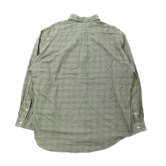 Ralph Lauren ボタンダウンシャツ XL グレー チェック コットン CLASSIC FIT ビッグサイズ スモールロゴ刺繍 | Vintage.City 빈티지숍, 빈티지 코디 정보
