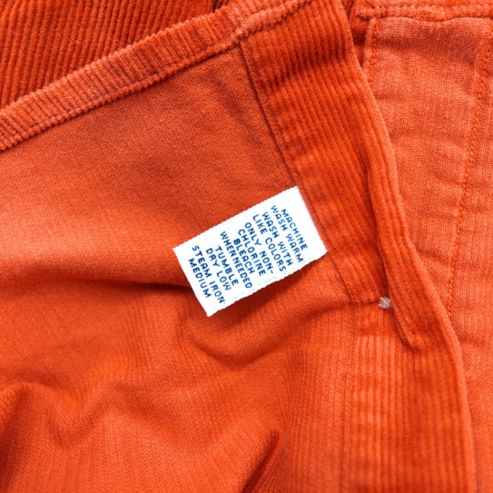 RALPH LAUREN ボタンダウンシャツ S オレンジ コーデュロイ CUSTOM FIT スモールポニー刺繍 | Vintage.City 古着屋、古着コーデ情報を発信