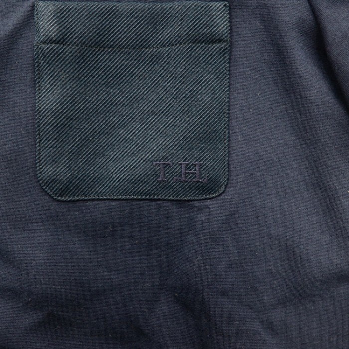 TOMMY HILFIGER ハーフジップポロシャツ 2 ネイビー レーヨン | Vintage.City 古着屋、古着コーデ情報を発信