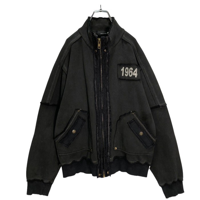 DSQUARED2 zip-up design sweat jacket | Vintage.City 빈티지숍, 빈티지 코디 정보