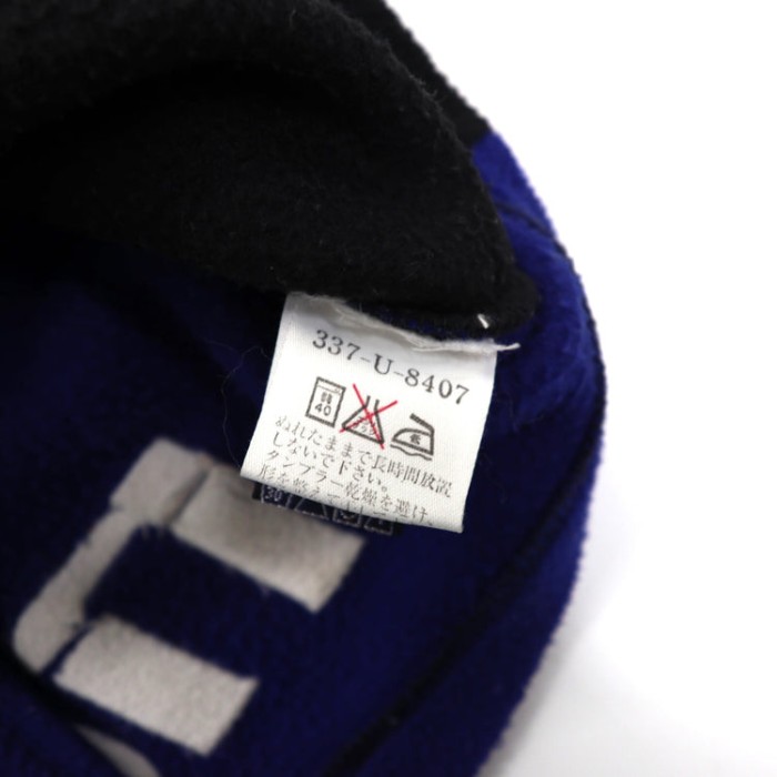 NAUTICA フリースジャケット M ブラック ポリエステル バックロゴ刺繍 | Vintage.City 古着屋、古着コーデ情報を発信
