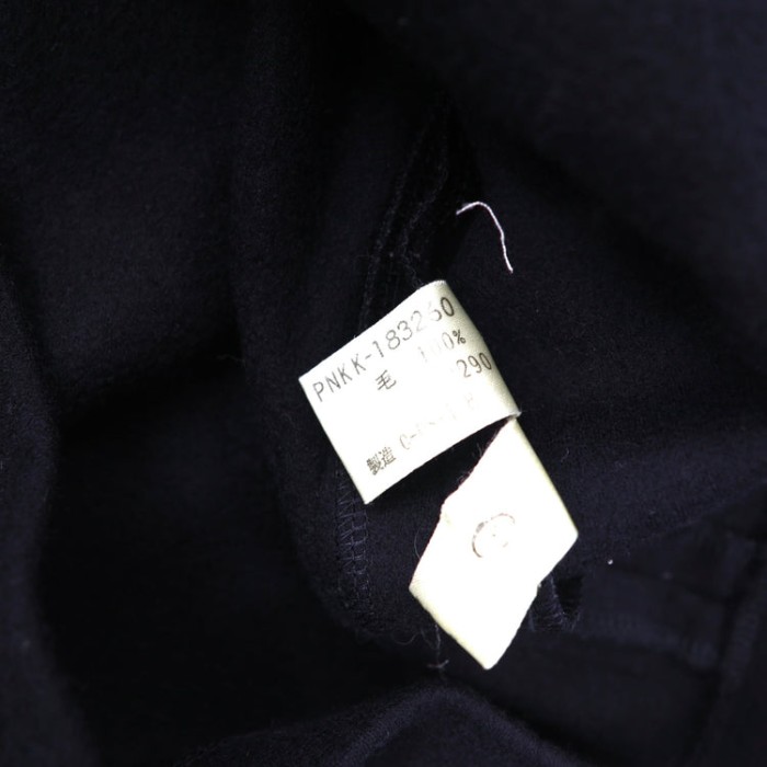 umanyme コート 9 ブラック ウール スナップボタン | Vintage.City 古着屋、古着コーデ情報を発信