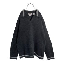 90s EAST ISLAND slit design knit sweater | Vintage.City ヴィンテージ 古着