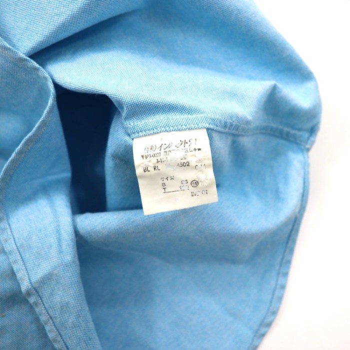 RALPH LAUREN SPORT ボタンダウンシャツ 11 ブルー コットン SLIM FIT スモールポニー刺繍 | Vintage.City 古着屋、古着コーデ情報を発信