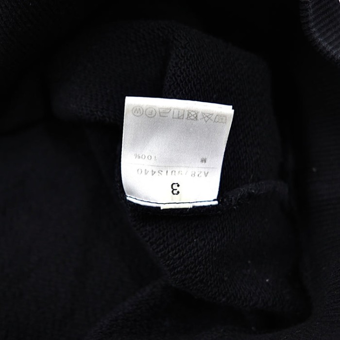 converse TOKYO クルーネックスウェット 3 ブラック コットン 日本製 | Vintage.City 古着屋、古着コーデ情報を発信