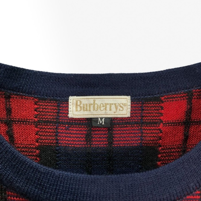 90s Burberrys design check sweater | Vintage.City 빈티지숍, 빈티지 코디 정보