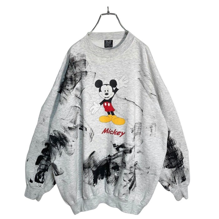 90s Mickey custom paint sweatshirt | Vintage.City 빈티지숍, 빈티지 코디 정보